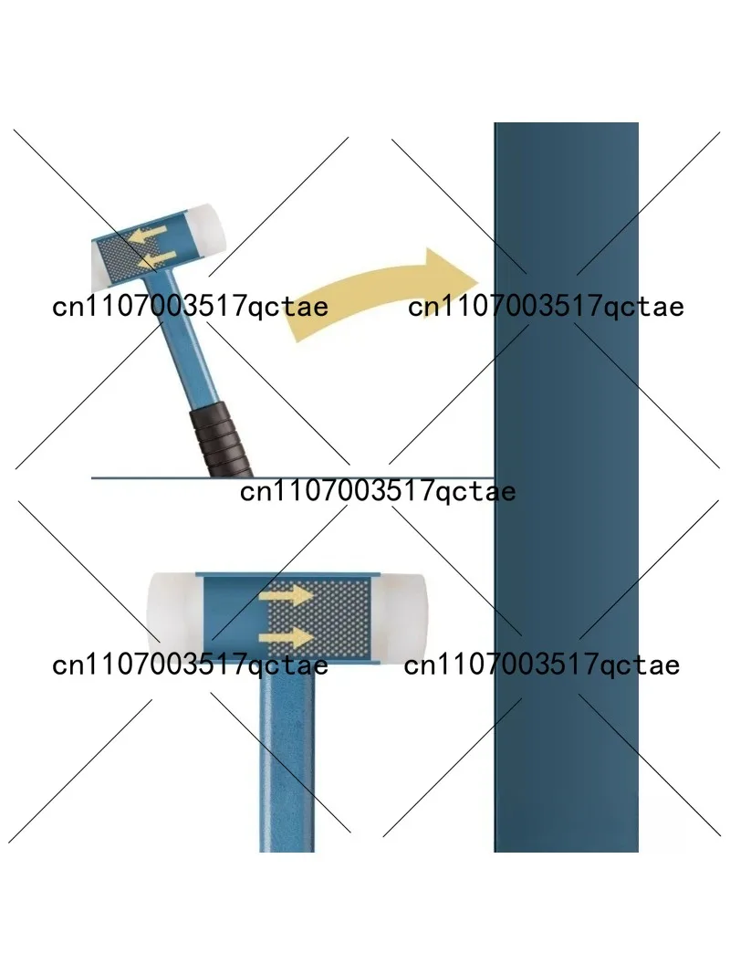 Nylon Rubber Mallet Hammer Shockproof Steel Handle Tile Flooring Tool No Rebound
Nylon Rubber Mallet Hammer Shockproof Steel Handle Tile Flooring Tool No Rebound