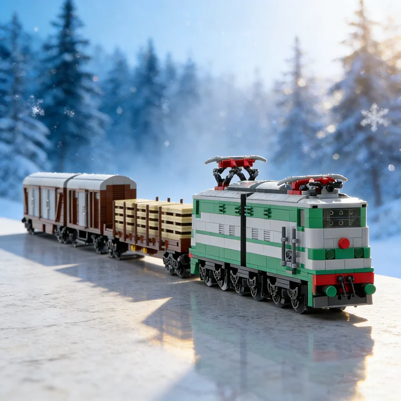 1951pcs MOC City Trains Italian Old Style Cargo Train Model Building Blocks Construction Festival Gift DIY Creative Toy Idea
1951pcs MOC City Trains Italian Old Style Cargo Train Model Building Blocks Construction Festival Gift DIY Creative Toy Idea
