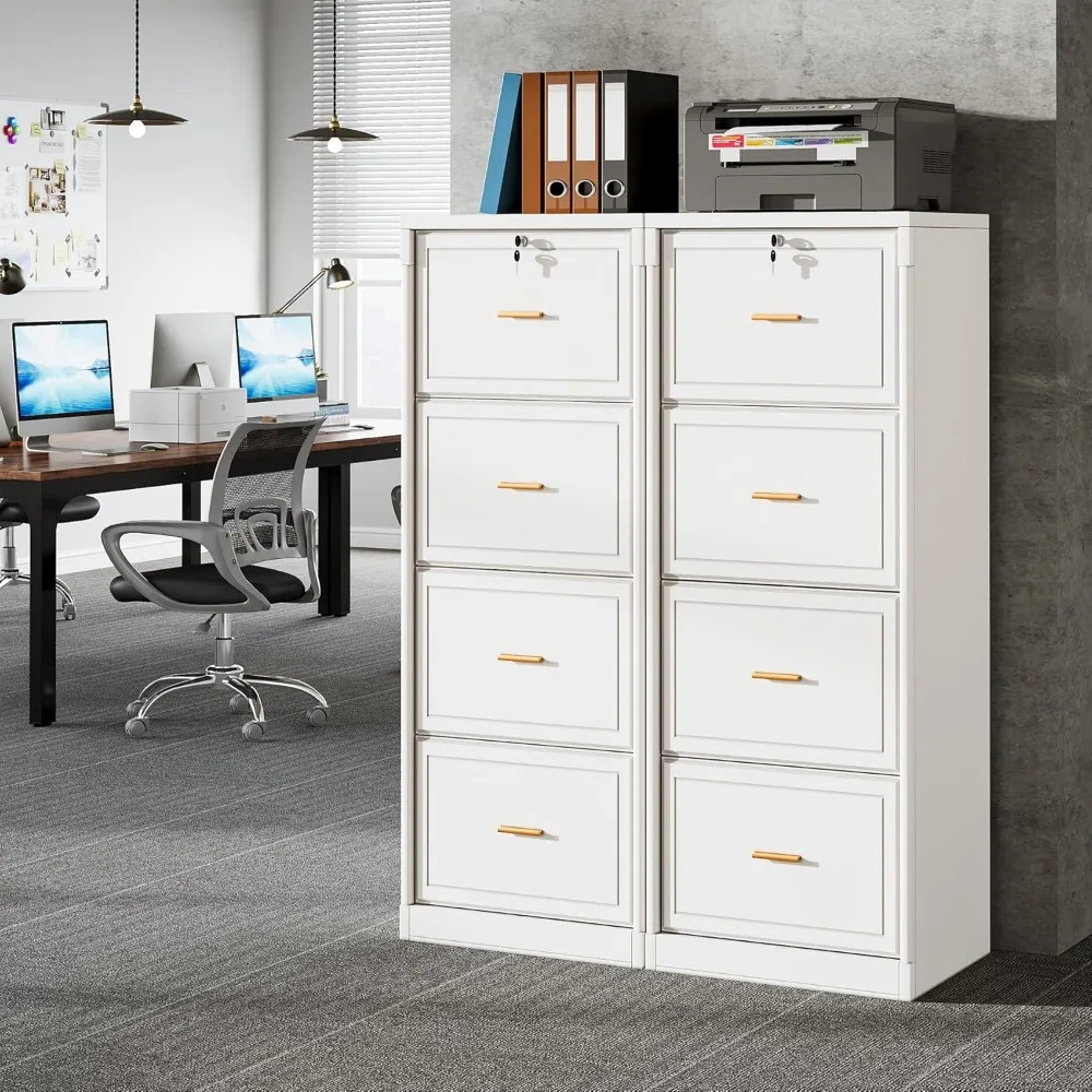 4 Drawer File Cabinet with Lock, Locked Filing Cabinet with Key, Decorative File Cabinets for Home Office, Vertical Office Stor
4 Drawer File Cabinet with Lock, Locked Filing Cabinet with Key, Decorative File Cabinets for Home Office, Vertical Office Stor