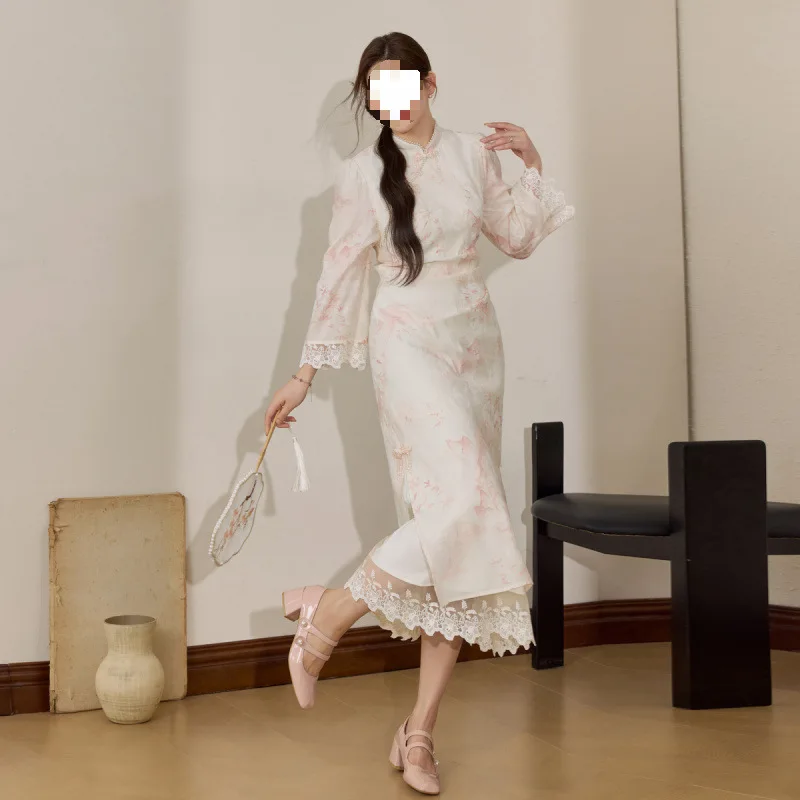 2026 Women Clothing Large New Chinese Solid Cheongsam Autumn Spring
2026 Women Clothing Large New Chinese Solid Cheongsam Autumn Spring