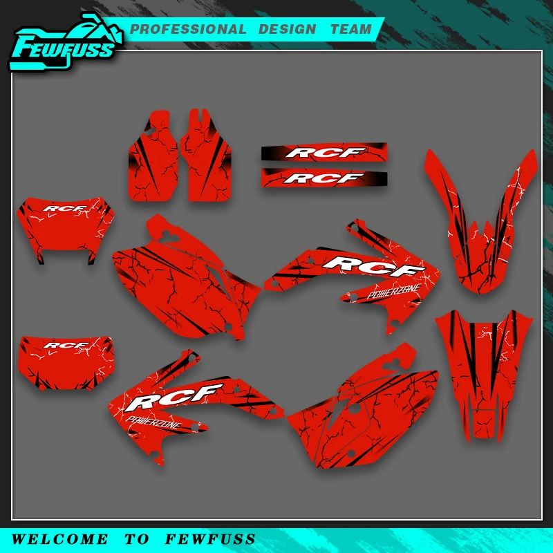 Fewfuss For HONDA CRF450X 2005 2006 2007 CRF 450X 2008- 2018 Graphics Decals Stickers Motorcycle Background Custom Number
Fewfuss For HONDA CRF450X 2005 2006 2007 CRF 450X 2008- 2018 Graphics Decals Stickers Motorcycle Background Custom Number
