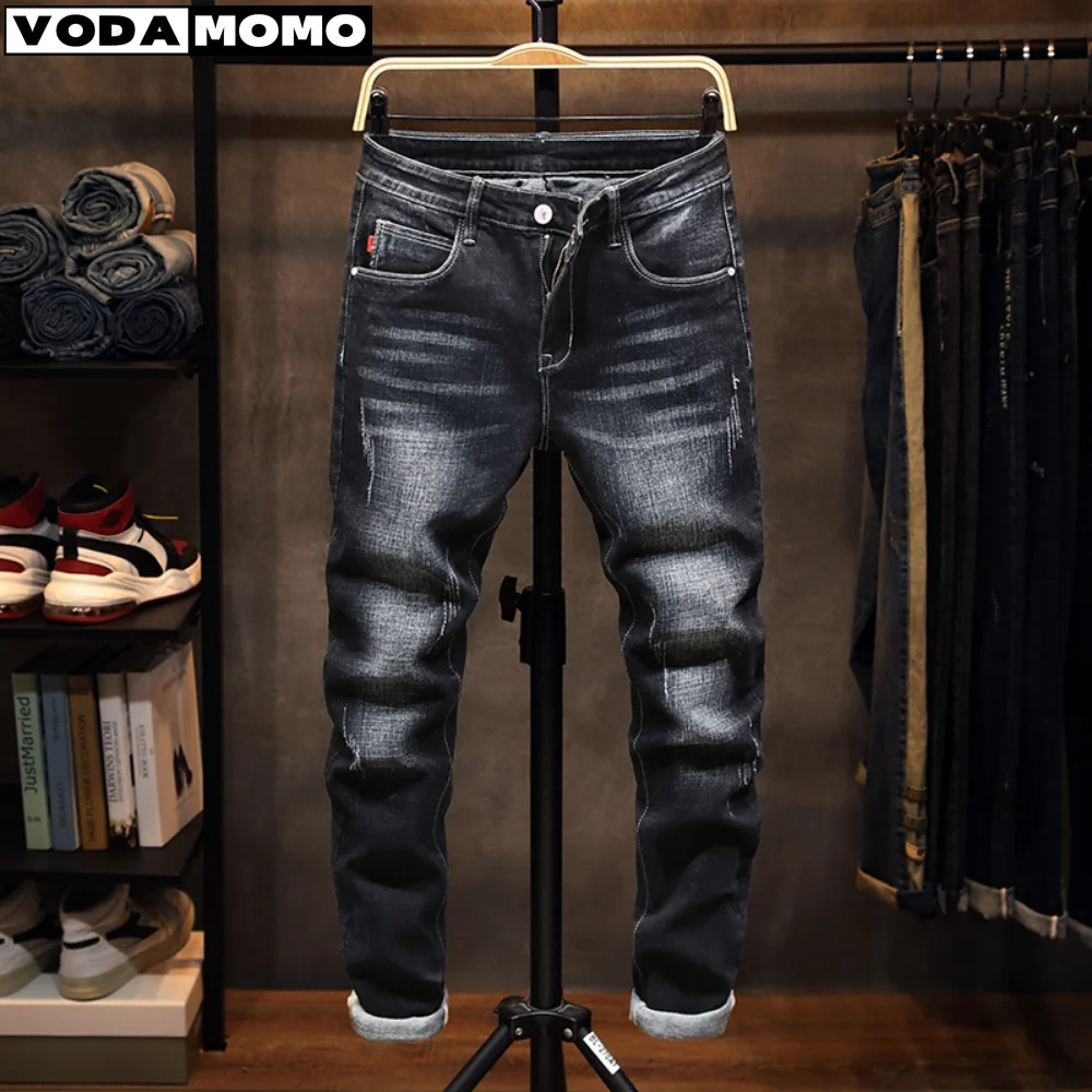 2023 Spring Autumn New Men's Classic Fashion Solid Color Elastic Jeans Men's Casual Comfort High-Quality Trousers mens pants
2023 Spring Autumn New Men's Classic Fashion Solid Color Elastic Jeans Men's Casual Comfort High-Quality Trousers mens pants