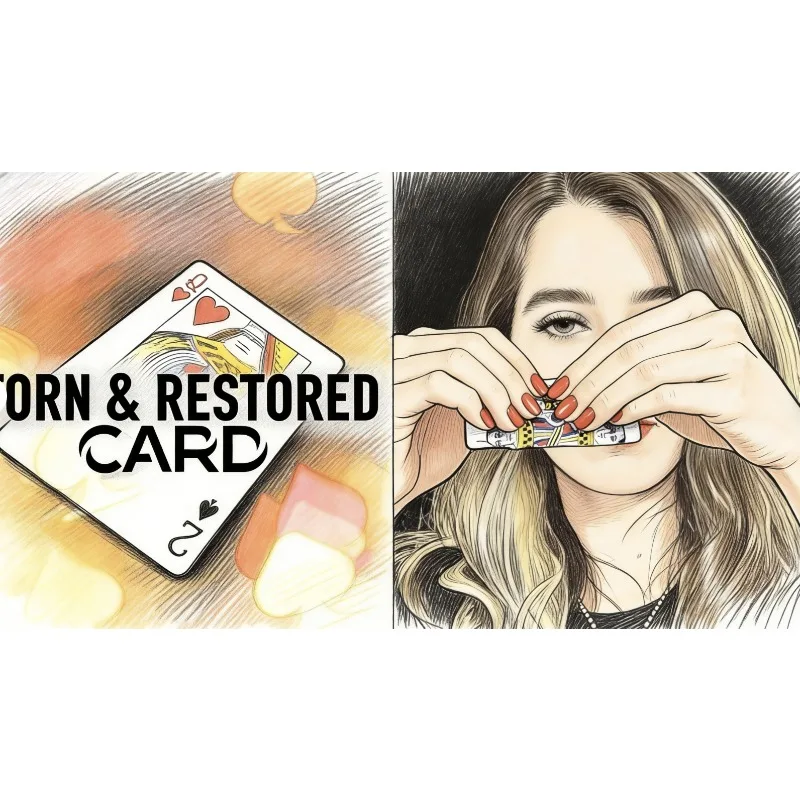 Новинка: Магические иллюзии с карточками Torn&Restored для фокусов крупным планом, реквизит для уличной магии, трюки, профессиональные магические фокусы для развлечения
Новинка: Магические иллюзии с карточками Torn&Restored для фокусов крупным планом, реквизит для уличной магии, трюки, профессиональные магические фокусы для развлечения