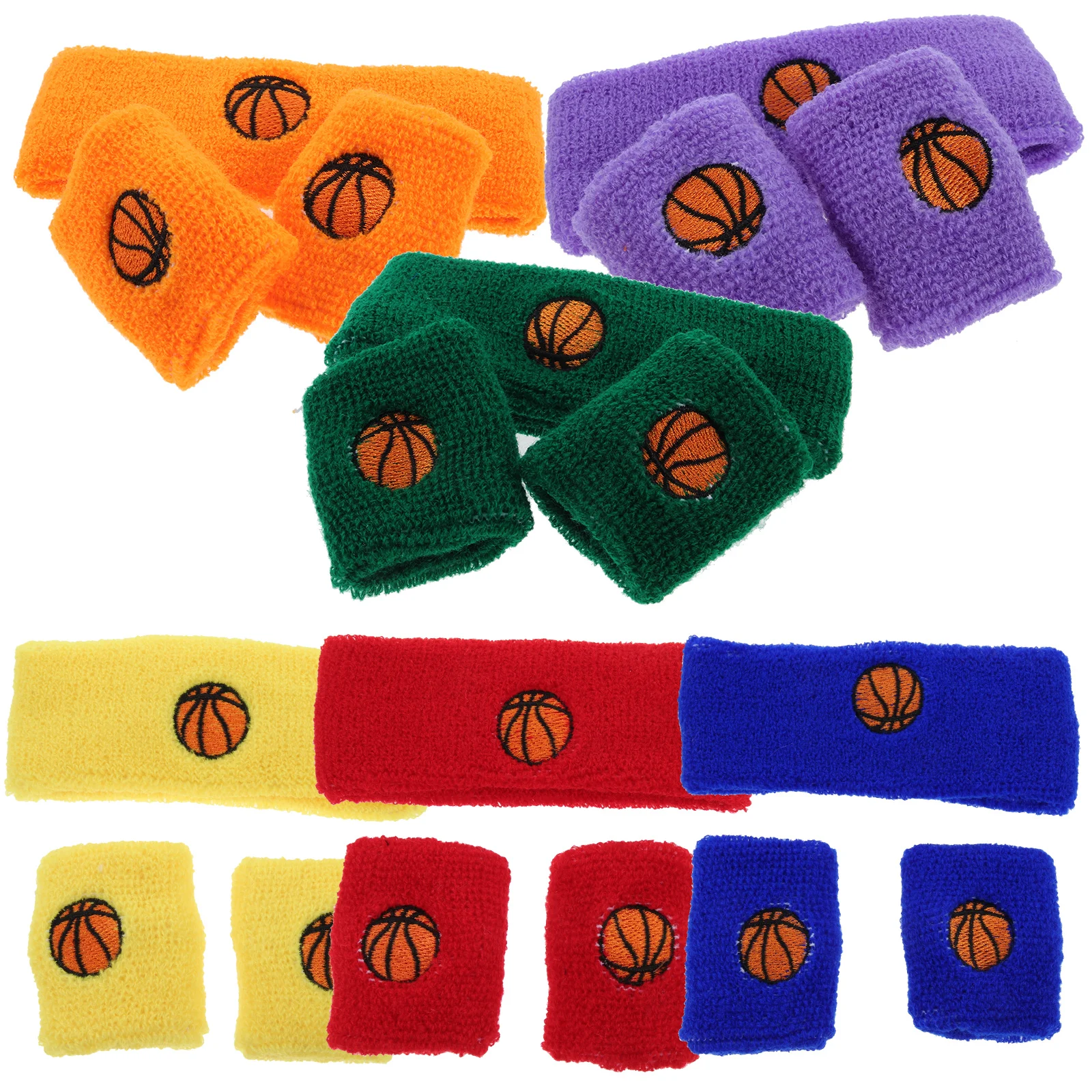 Sports Wristbands Headbands 6 Colors Kids Basketball Volleyball Tennis Sweatbands Elastic Breathable Comfortable Protective
Sports Wristbands Headbands 6 Colors Kids Basketball Volleyball Tennis Sweatbands Elastic Breathable Comfortable Protective