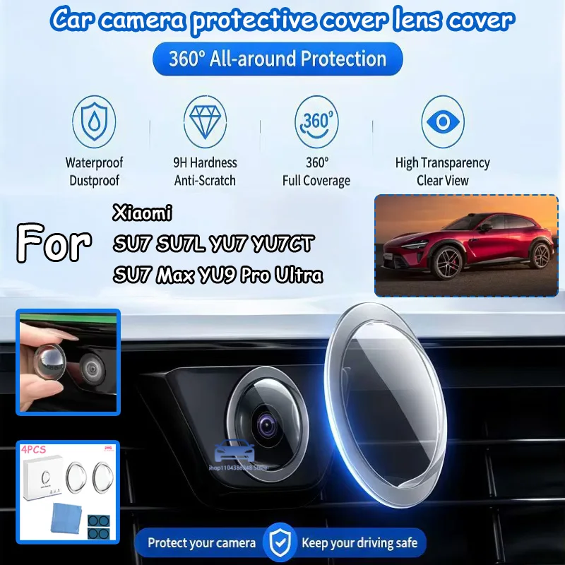 4pcs Car Camera Lens Protector Cover High Transparent Guard For Xiaomi SU7 SU7L YU7 YU7CT SU7 Max YU9 Pro Ultra
4pcs Car Camera Lens Protector Cover High Transparent Guard For Xiaomi SU7 SU7L YU7 YU7CT SU7 Max YU9 Pro Ultra