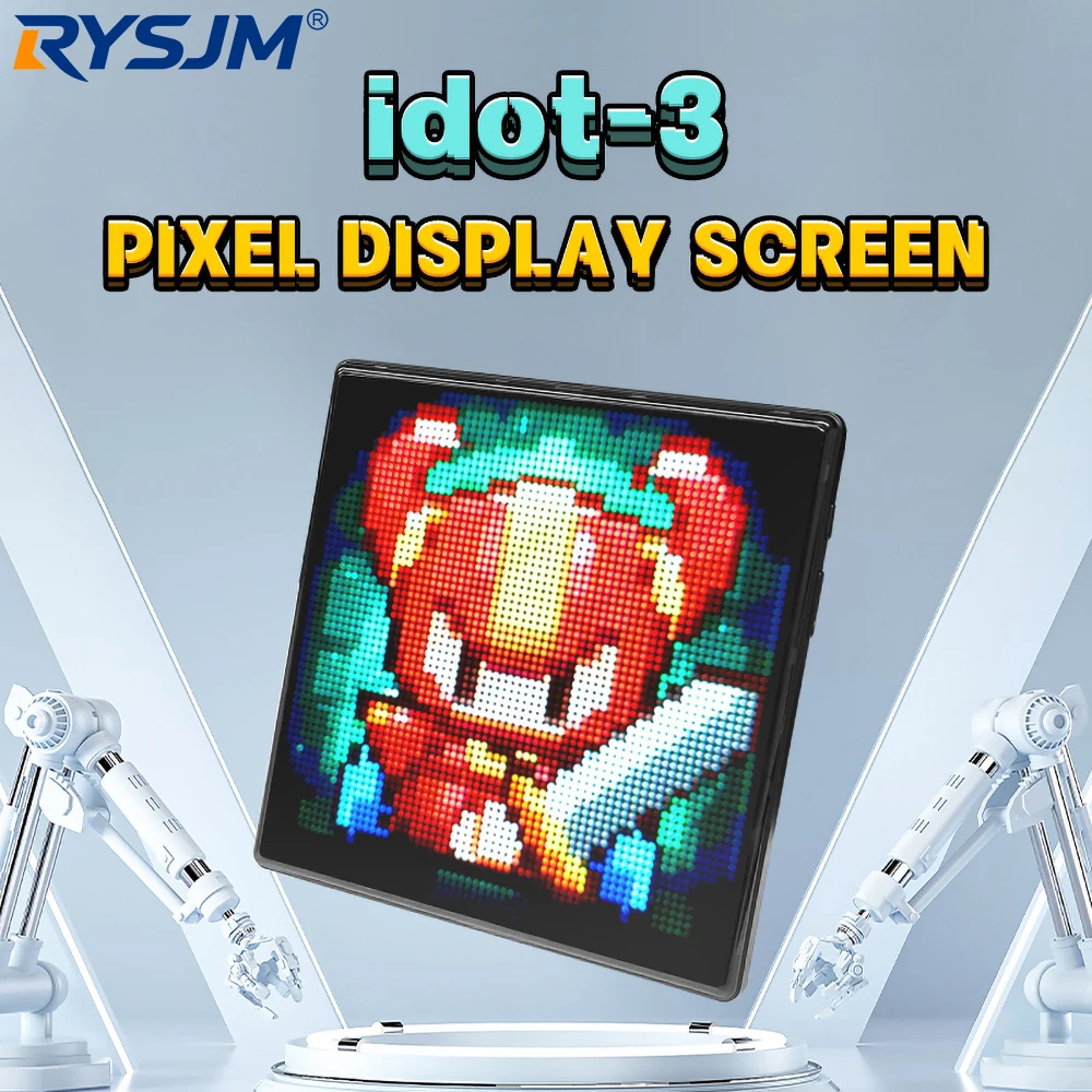 LED Pixel Matrix Panel BT APP Control Programmable DIY Pixel Art Display Animation Creative Night Light For Gaming Room Decor
LED Pixel Matrix Panel BT APP Control Programmable DIY Pixel Art Display Animation Creative Night Light For Gaming Room Decor