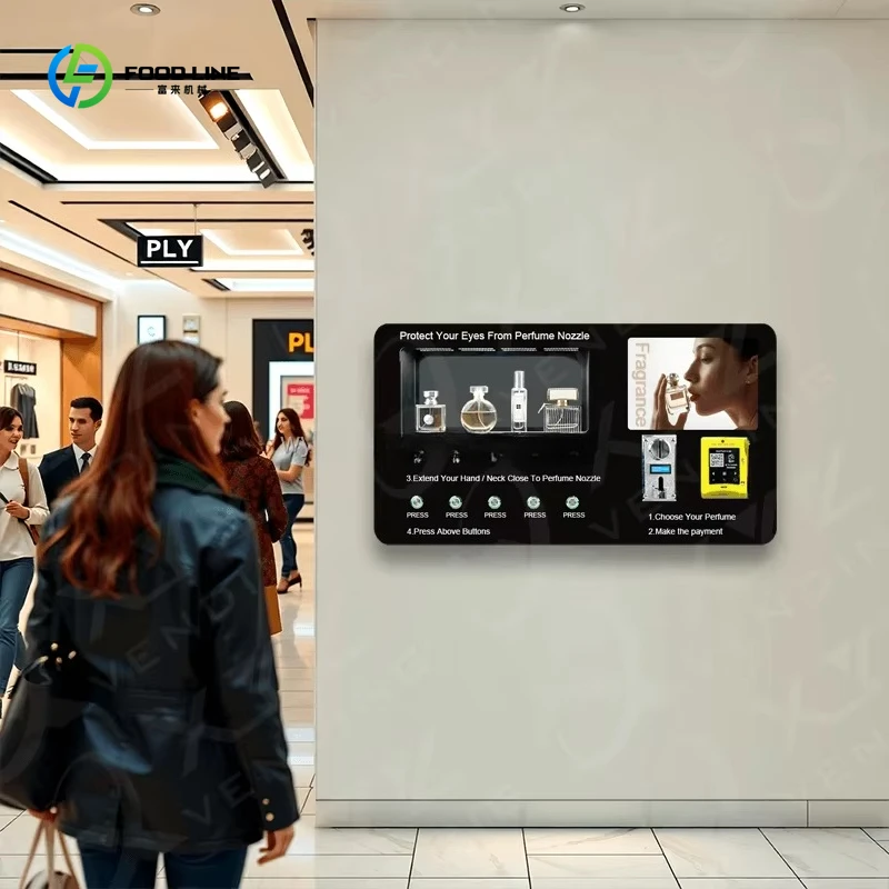 New Trends Perfume Spraying Dispenser Machine Customized Cologne Vending Machine
New Trends Perfume Spraying Dispenser Machine Customized Cologne Vending Machine