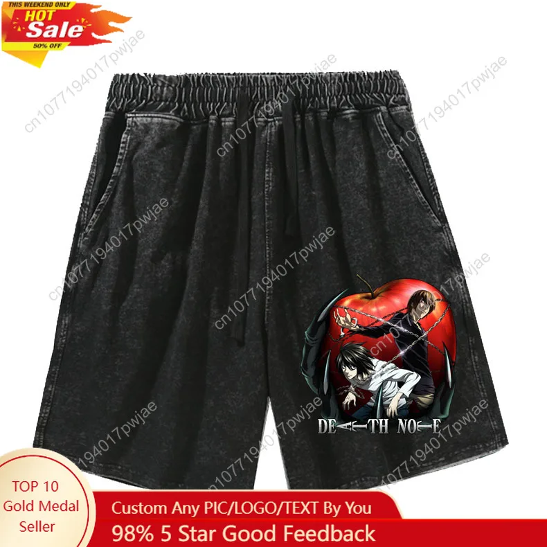 Japan Anime DEATH NOTE Shorts Mans Womans Teenager Retro Short Pants Vintage Cotton Elastic Soft Beach Shorts Customized Pants
Japan Anime DEATH NOTE Shorts Mans Womans Teenager Retro Short Pants Vintage Cotton Elastic Soft Beach Shorts Customized Pants