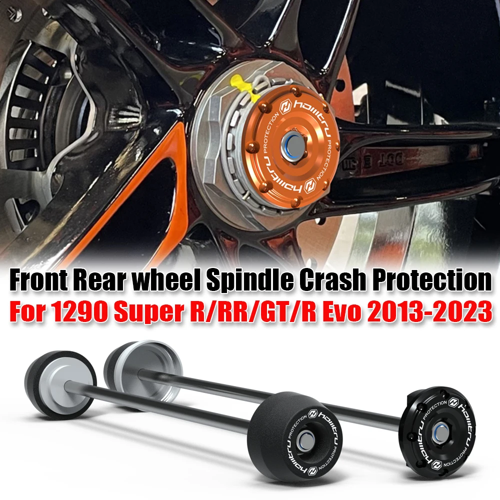 Для 1290 Super DuK R/RR/GT/R Evo 2013-2023, защита от столкновений шпинделя переднего и заднего колеса мотоцикла
Для 1290 Super DuK R/RR/GT/R Evo 2013-2023, защита от столкновений шпинделя переднего и заднего колеса мотоцикла