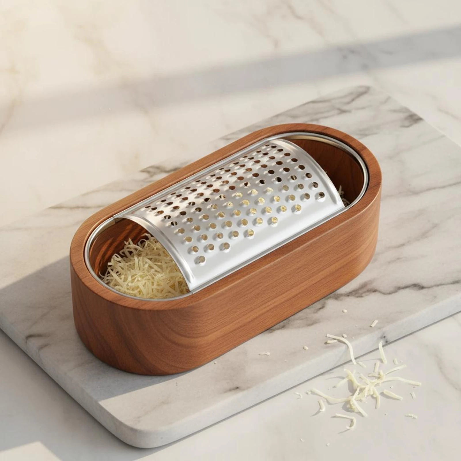 Wooden Cheese Grater Natural Wood Grain Oval Box Grater Shredding Tool Long-Lasting Construction Kitchen Utensil Easy to Clean
Wooden Cheese Grater Natural Wood Grain Oval Box Grater Shredding Tool Long-Lasting Construction Kitchen Utensil Easy to Clean