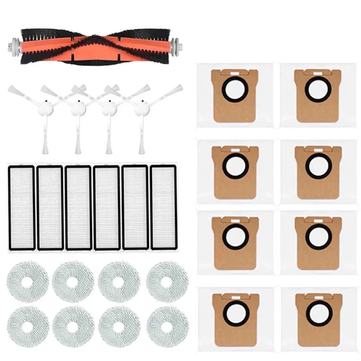 A58E-For Xiaomi Robot Vacuum X10+ X10 Plus B101GL Spare Parts Accessories Main Side Brush Hepa Filter Dust Bag Rag Mop
A58E-For Xiaomi Robot Vacuum X10+ X10 Plus B101GL Spare Parts Accessories Main Side Brush Hepa Filter Dust Bag Rag Mop