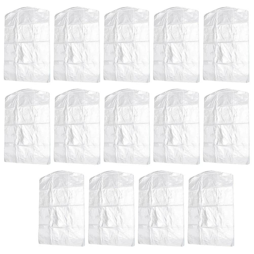 20 Pcs Dress Dry Cleaning Bag Hanging Garment Bags Disposable for Clothes Cleaner
20 Pcs Dress Dry Cleaning Bag Hanging Garment Bags Disposable for Clothes Cleaner