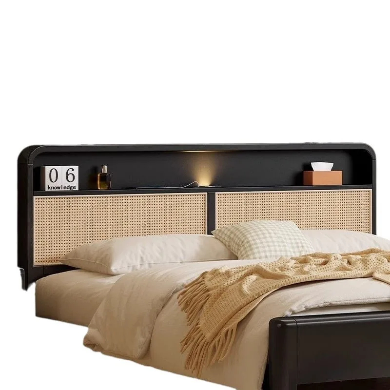 Japanese rattan bed 1.5 meters 1.8 French retro B & B wabi sabi wind master bedroom double bed Nordic retro solid wood bed
Japanese rattan bed 1.5 meters 1.8 French retro B & B wabi sabi wind master bedroom double bed Nordic retro solid wood bed