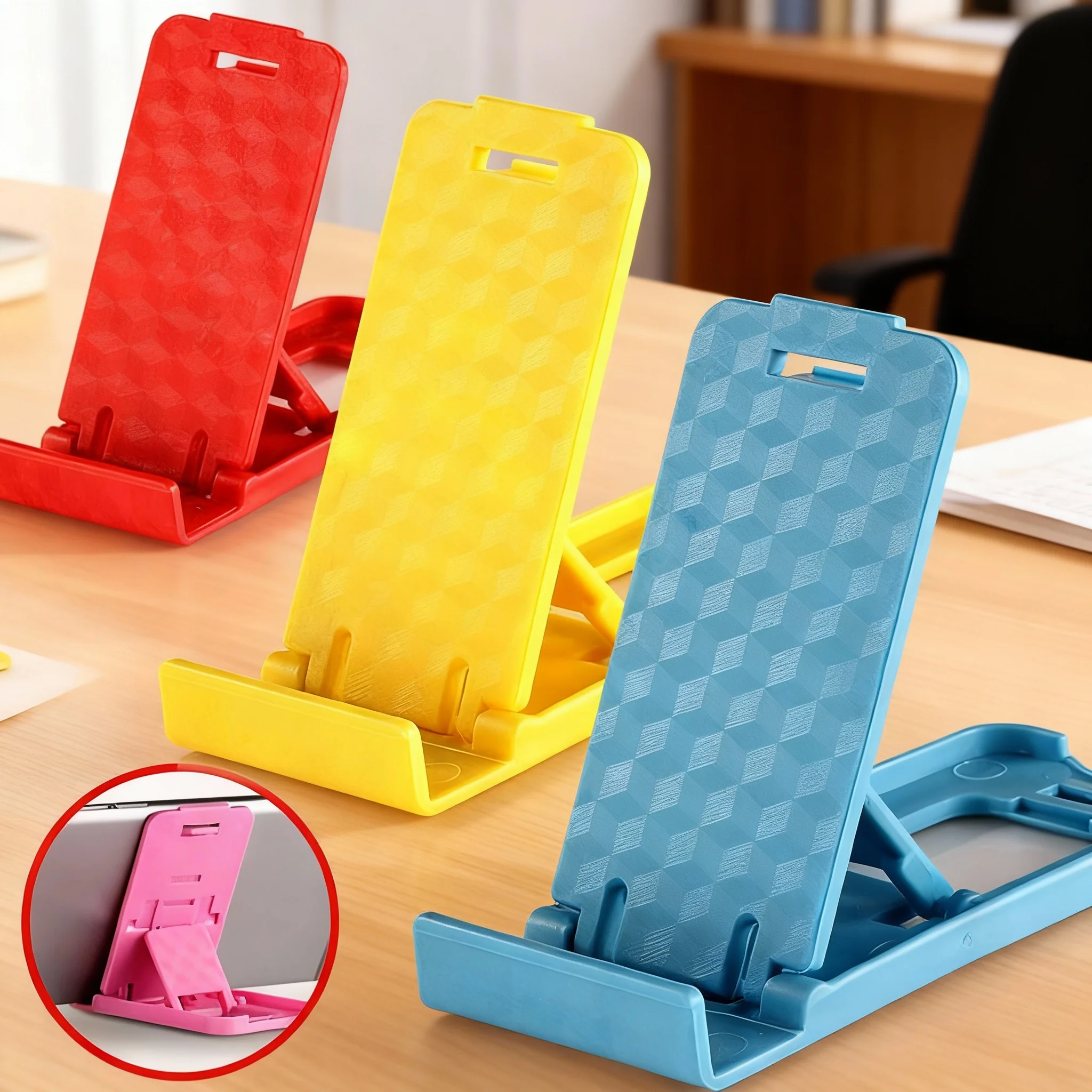 Foldable Phone Holder Bracket Desktop Stand For ipad iPhone Samsung Xiaomi Huawei Folding Universal Mobile Phone Stand 1/3/5pcs
Foldable Phone Holder Bracket Desktop Stand For ipad iPhone Samsung Xiaomi Huawei Folding Universal Mobile Phone Stand 1/3/5pcs
