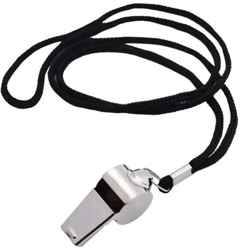 1pc Metal Referee Whistle Stainless Steel Whistle Sports Whistle Sports Equipment With Hanging Rope
1pc Metal Referee Whistle Stainless Steel Whistle Sports Whistle Sports Equipment With Hanging Rope