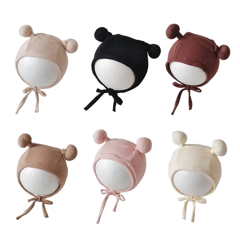 F1CB Trend Baby Headwear Fashionable Infant Hat Toddlers Warm Bonnet Spring Summer Thin Hats with Double Ball Designing
F1CB Trend Baby Headwear Fashionable Infant Hat Toddlers Warm Bonnet Spring Summer Thin Hats with Double Ball Designing