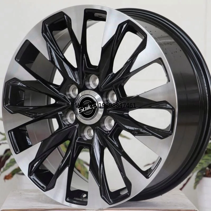 Gallop ET45-58 Black Machine Face PCD6*139.7 20 Inch New Passenger Car Wheels for
Gallop ET45-58 Black Machine Face PCD6*139.7 20 Inch New Passenger Car Wheels for