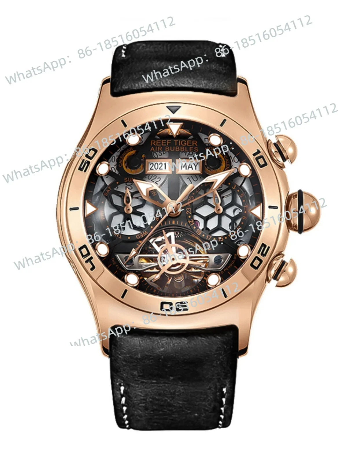Hollow mechanical watch belt waterproof night light multifunctional watch for men
Hollow mechanical watch belt waterproof night light multifunctional watch for men