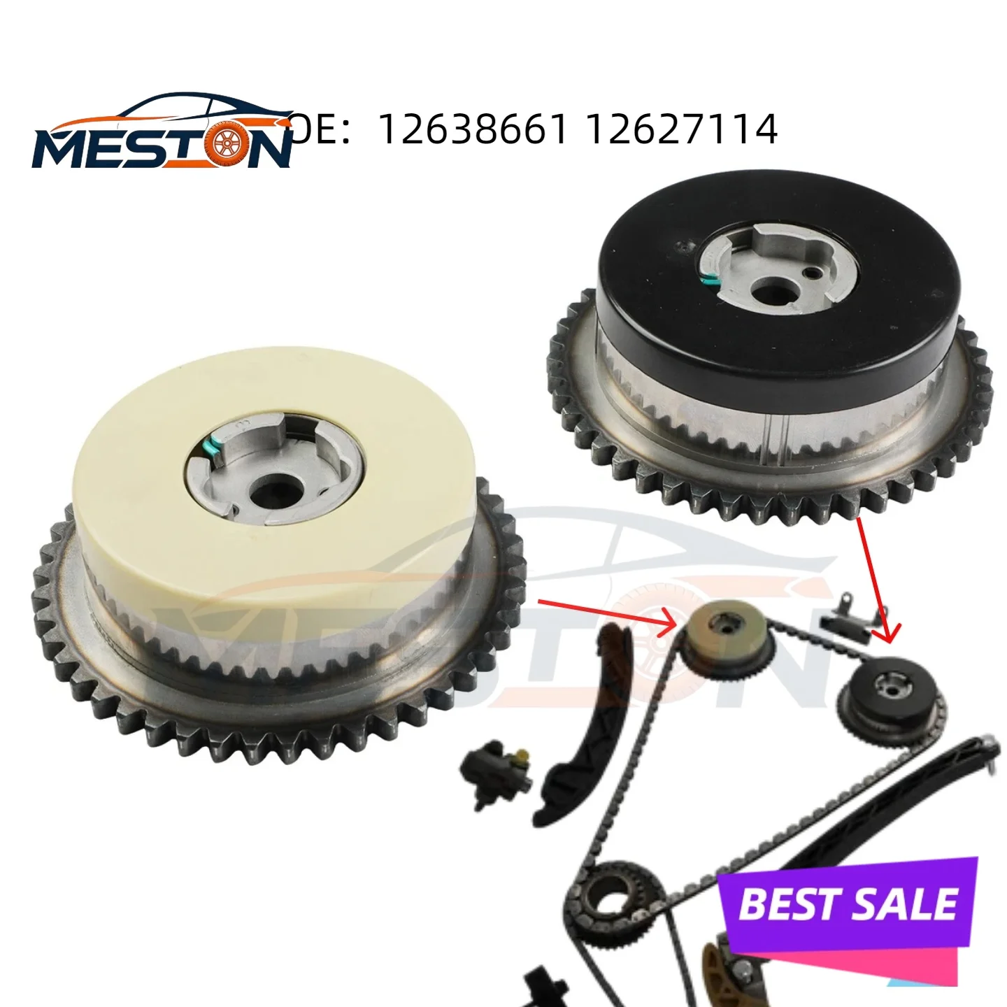 12638661 12627114 25203207 25203205 OEM Engine Camshaft Timing Gear Actuator for Buick Cadillac Chevrolet GMC 2.0L 2.5L
12638661 12627114 25203207 25203205 OEM Engine Camshaft Timing Gear Actuator for Buick Cadillac Chevrolet GMC 2.0L 2.5L