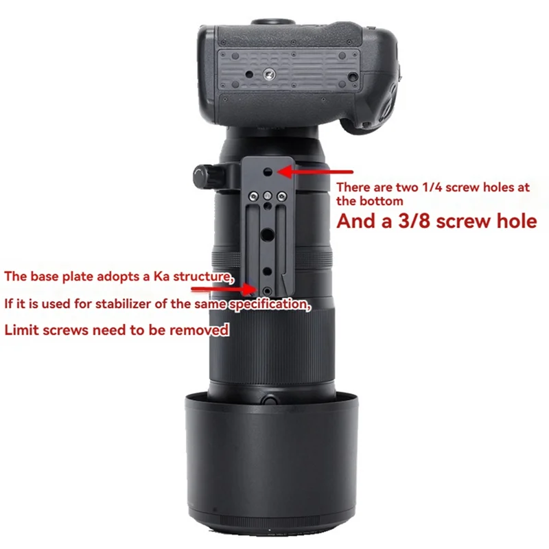 Ishoot Lens Collar For Nikon Z 180-600 Mm F5.6-6.3 VR Tripod Mount Ring Camera QR Tripod Rings Adapter Accessories
Ishoot Lens Collar For Nikon Z 180-600 Mm F5.6-6.3 VR Tripod Mount Ring Camera QR Tripod Rings Adapter Accessories