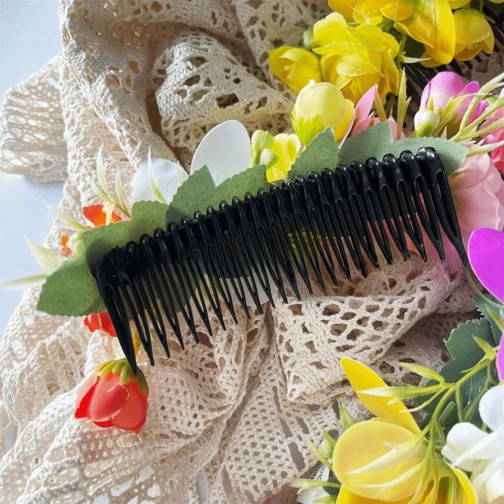 Sweet Flower Hair Comb Bohemian Fixed Combs Thai Hair Accessories Ethnic Style Hair Clip Thailand Flower Hairpin Headdress
Sweet Flower Hair Comb Bohemian Fixed Combs Thai Hair Accessories Ethnic Style Hair Clip Thailand Flower Hairpin Headdress
