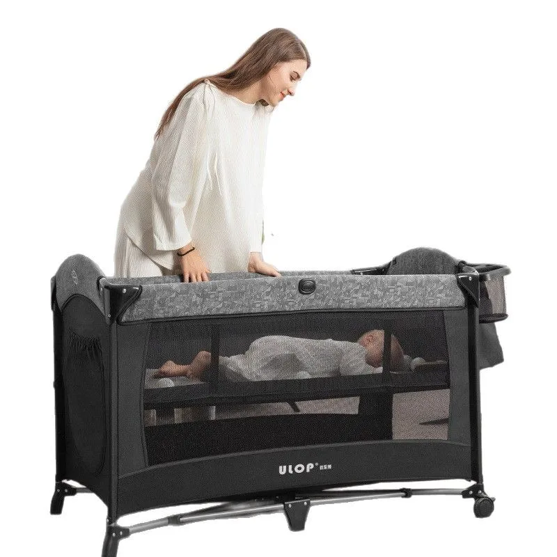 Home Mom Care Crib with Diaper Table Splicing Bed Foldable Newborn Baby Products Shaker Bed
Home Mom Care Crib with Diaper Table Splicing Bed Foldable Newborn Baby Products Shaker Bed