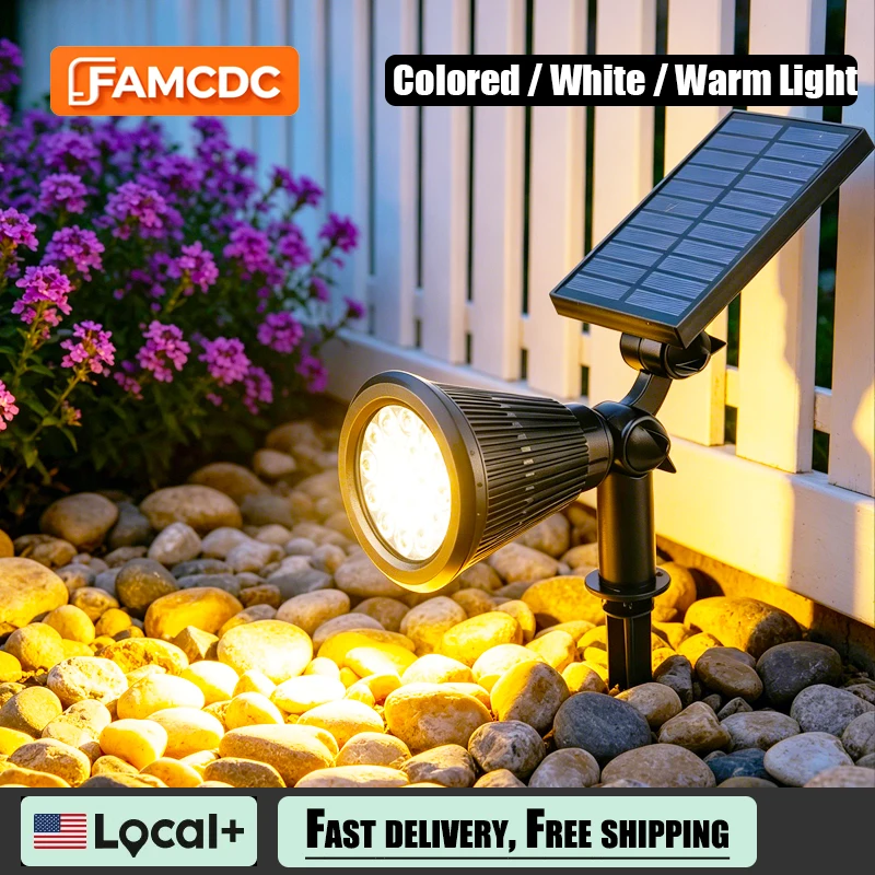 FAMCDC 1/2/4Pcs Solar Spot Light Outdoor Lawn Lamp Adjustable Solar Spotlight In-Ground Waterproof Landscape Wall Light Lighting
FAMCDC 1/2/4Pcs Solar Spot Light Outdoor Lawn Lamp Adjustable Solar Spotlight In-Ground Waterproof Landscape Wall Light Lighting