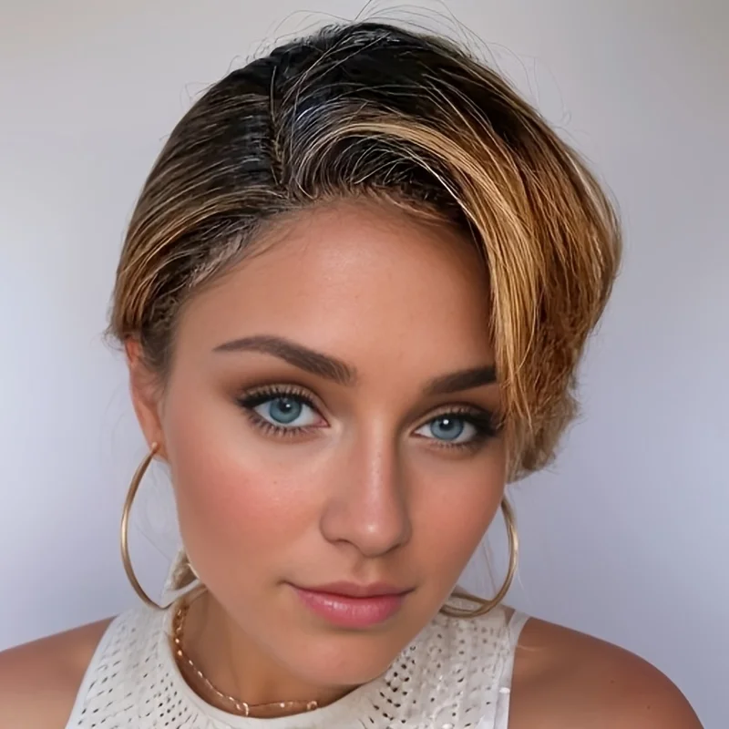 Pixie Cut Human Hair Wig Short Wigs 13x4x1 Lace Front Wigs Human Hair Pre Plucked Pixie Cut
Pixie Cut Human Hair Wig Short Wigs 13x4x1 Lace Front Wigs Human Hair Pre Plucked Pixie Cut