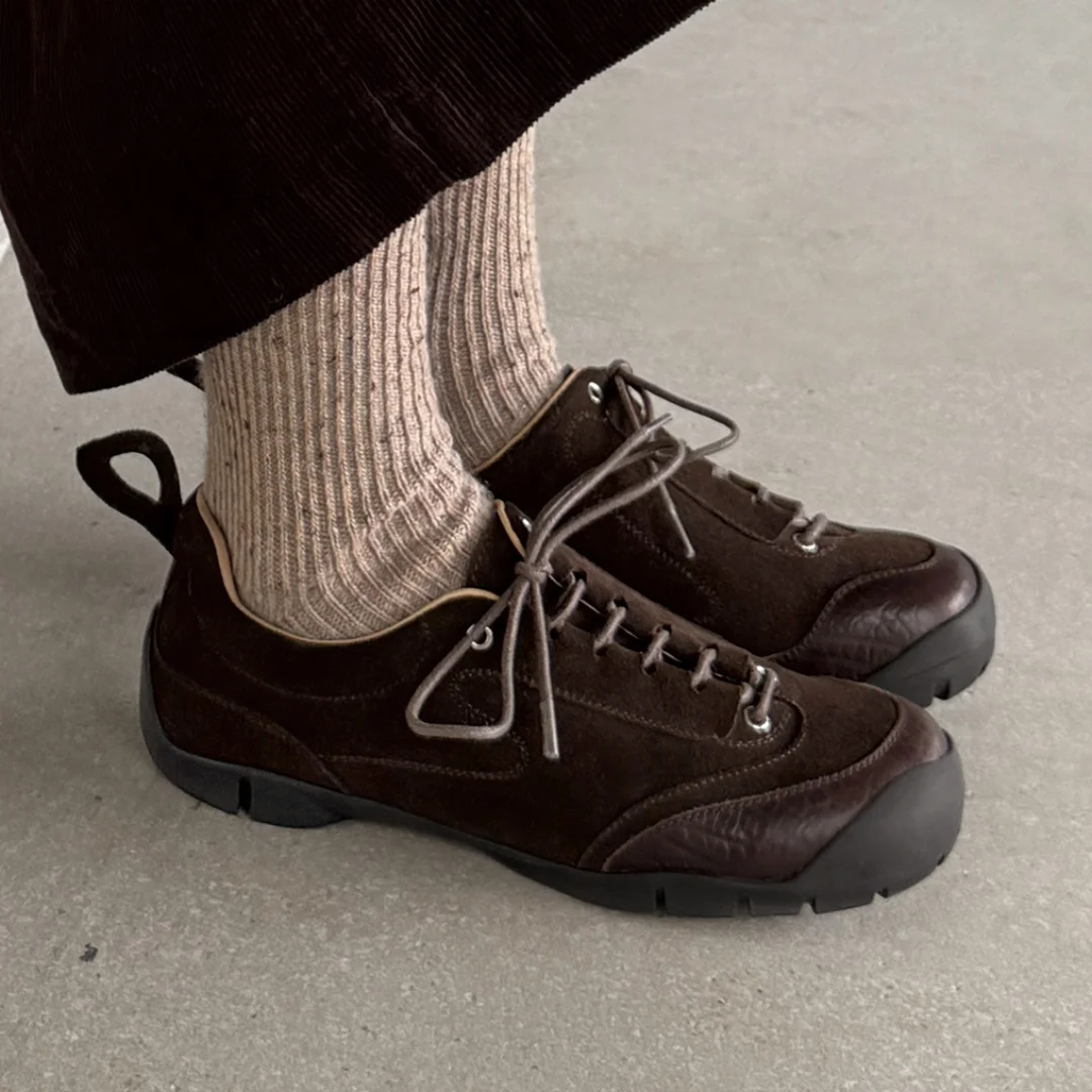 Flokathy women's genuine leather patchwork round toe lace-up flats sneakers high quality soft comfortable daily walk shoes woman
Flokathy women's genuine leather patchwork round toe lace-up flats sneakers high quality soft comfortable daily walk shoes woman