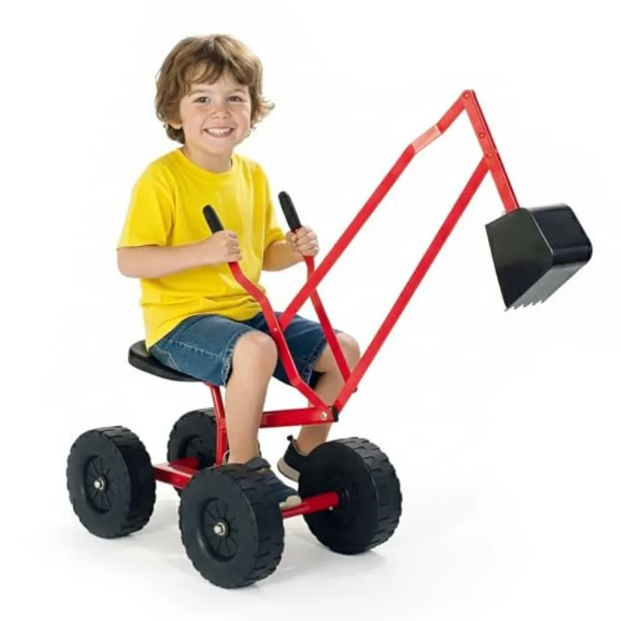 Beach and sandbox digging toy for kids: metal sand digger with 360 rotation ride-on excavator backhoe in yellow durable outdoor
Beach and sandbox digging toy for kids: metal sand digger with 360 rotation ride-on excavator backhoe in yellow durable outdoor
