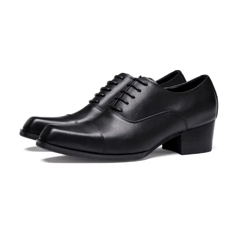 Square Toe Oxfords Mens 5cm Height Augment Genuine Leather Dress Shoes Men High Heels Business Office Work Shoes Black Brown
Square Toe Oxfords Mens 5cm Height Augment Genuine Leather Dress Shoes Men High Heels Business Office Work Shoes Black Brown