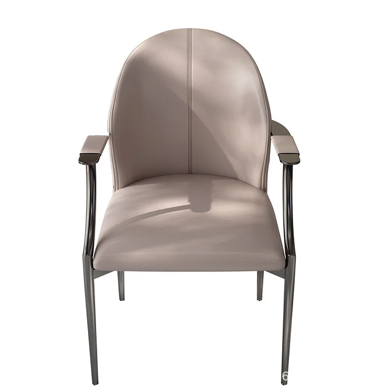 Minimalist desk cha ir light luxury tea chair backrest designer stainless steel balcony master chair casual tea table c hair 
Minimalist desk cha ir light luxury tea chair backrest designer stainless steel balcony master chair casual tea table c hair