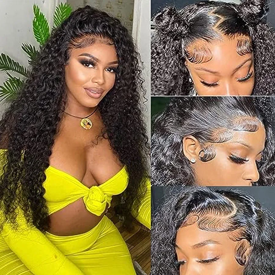 13x4 HD Lace Front Deep Wave Human Hair Wigs For Women 38 Inch Brazilian Long Deep Curly Full Lace Frontal Wigs with Baby Hair
13x4 HD Lace Front Deep Wave Human Hair Wigs For Women 38 Inch Brazilian Long Deep Curly Full Lace Frontal Wigs with Baby Hair
