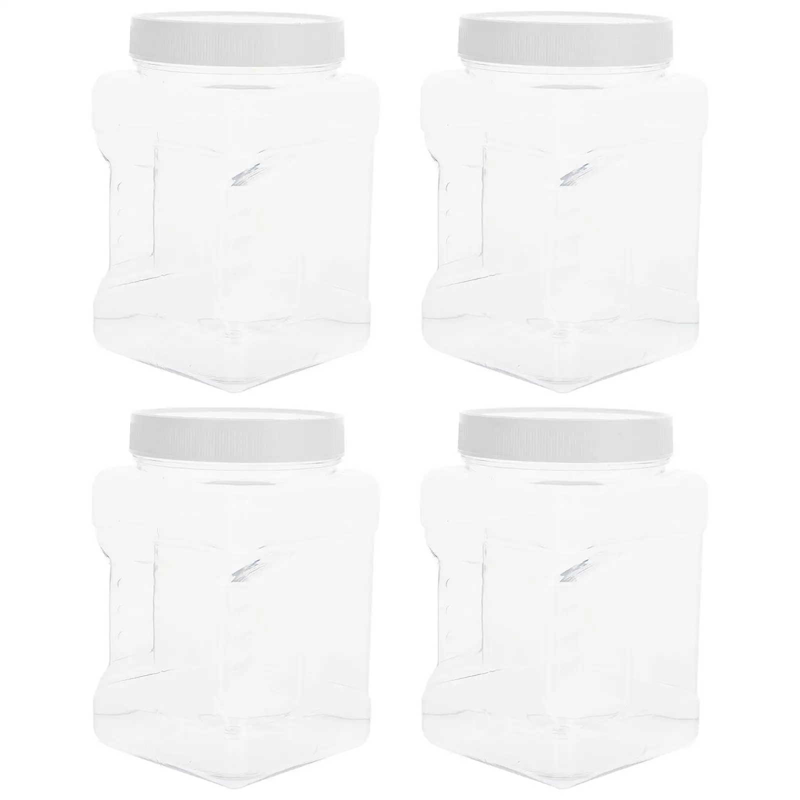 4 Pcs Food Grade PET Bottles Transparent Storage Jars Sealed Containers Plastic Honey Boxes for Jam Candy Spices Baby
4 Pcs Food Grade PET Bottles Transparent Storage Jars Sealed Containers Plastic Honey Boxes for Jam Candy Spices Baby
