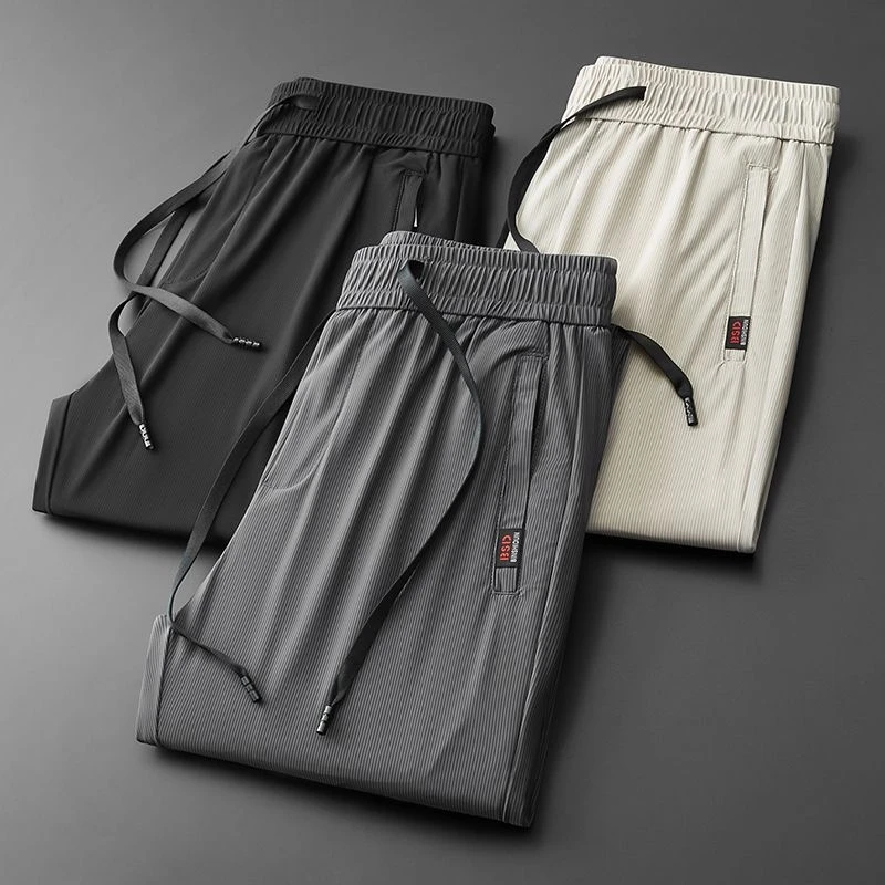 Summer Men's Golf Trousers High Quality Elastic Ice Silk Thin Golf Pants Male Running Sports Golf Casual Cargo Pants 골프웨어 여성
Summer Men's Golf Trousers High Quality Elastic Ice Silk Thin Golf Pants Male Running Sports Golf Casual Cargo Pants 골프웨어 여성