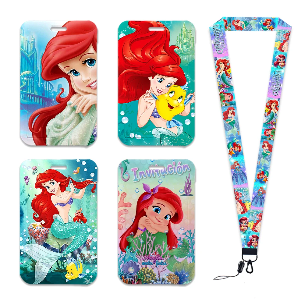 Disney The Little Mermaid Kids ABS Slide Lanyard ID Credit Card Cover Bus Card Holder Charm Badge Holder Neck Strap Keychains
Disney The Little Mermaid Kids ABS Slide Lanyard ID Credit Card Cover Bus Card Holder Charm Badge Holder Neck Strap Keychains