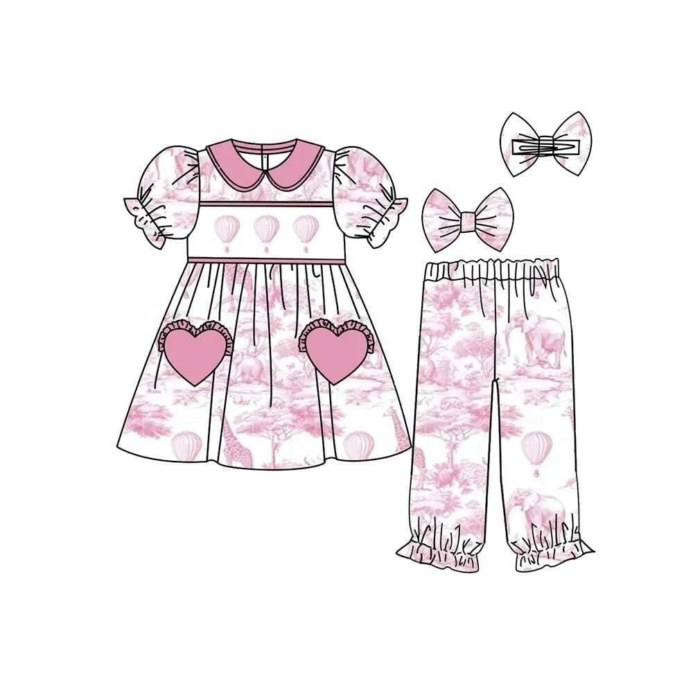 New Boutique Kids Clothes Wholesale Not Smocked Balloon Animals Pirnt Boys Girls Pajamas Sets
New Boutique Kids Clothes Wholesale Not Smocked Balloon Animals Pirnt Boys Girls Pajamas Sets
