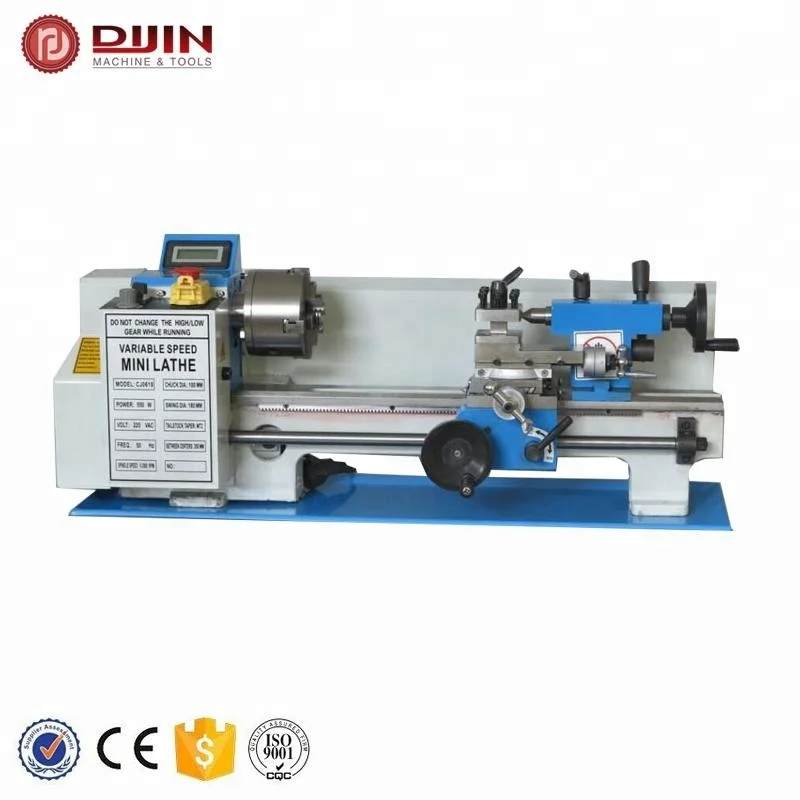 Precision 7"x14" Mini Metal Bench Lathe 0618 Small Bench Lathe 550W Big Bore 32mm with Speed Display
Precision 7"x14" Mini Metal Bench Lathe 0618 Small Bench Lathe 550W Big Bore 32mm with Speed Display