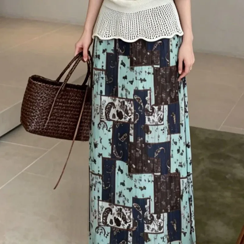 Miyake Pleated Retro Print Skirt Women 2026 Summer New Slim Fit Loose Jupe Design Sense Slit Slim Versatile Age-Reducing Skirt
Miyake Pleated Retro Print Skirt Women 2026 Summer New Slim Fit Loose Jupe Design Sense Slit Slim Versatile Age-Reducing Skirt