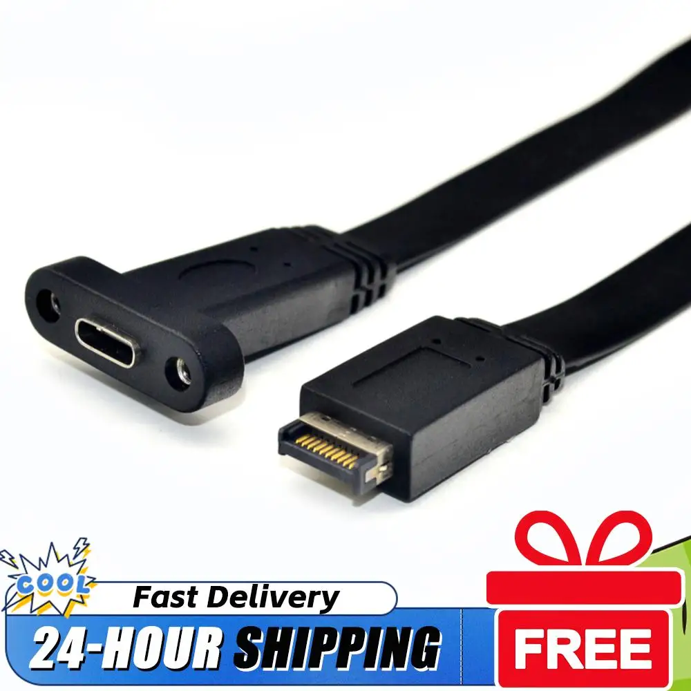 USB 3.1 Front Panel Header Type E M to Type C F Motherboard Expansion Cable Line
USB 3.1 Front Panel Header Type E M to Type C F Motherboard Expansion Cable Line