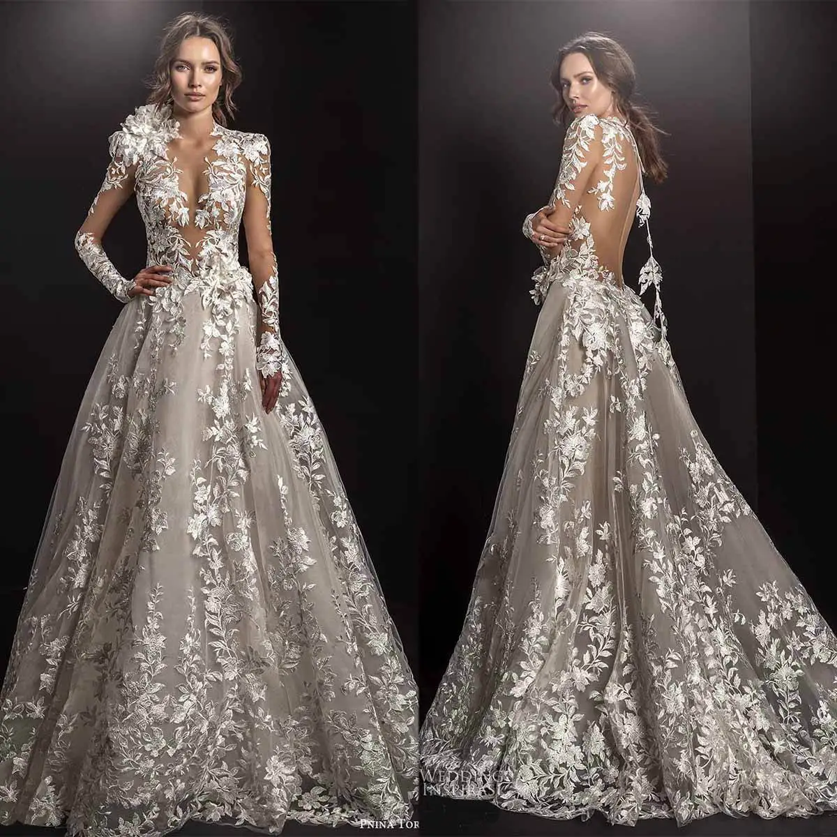 Vintage A Line Wedding Dresses Applique Deep V Neck Bridal Dress Draped Sweep Train Tulle Bride Gown For Park Chapel Custom Made
Vintage A Line Wedding Dresses Applique Deep V Neck Bridal Dress Draped Sweep Train Tulle Bride Gown For Park Chapel Custom Made