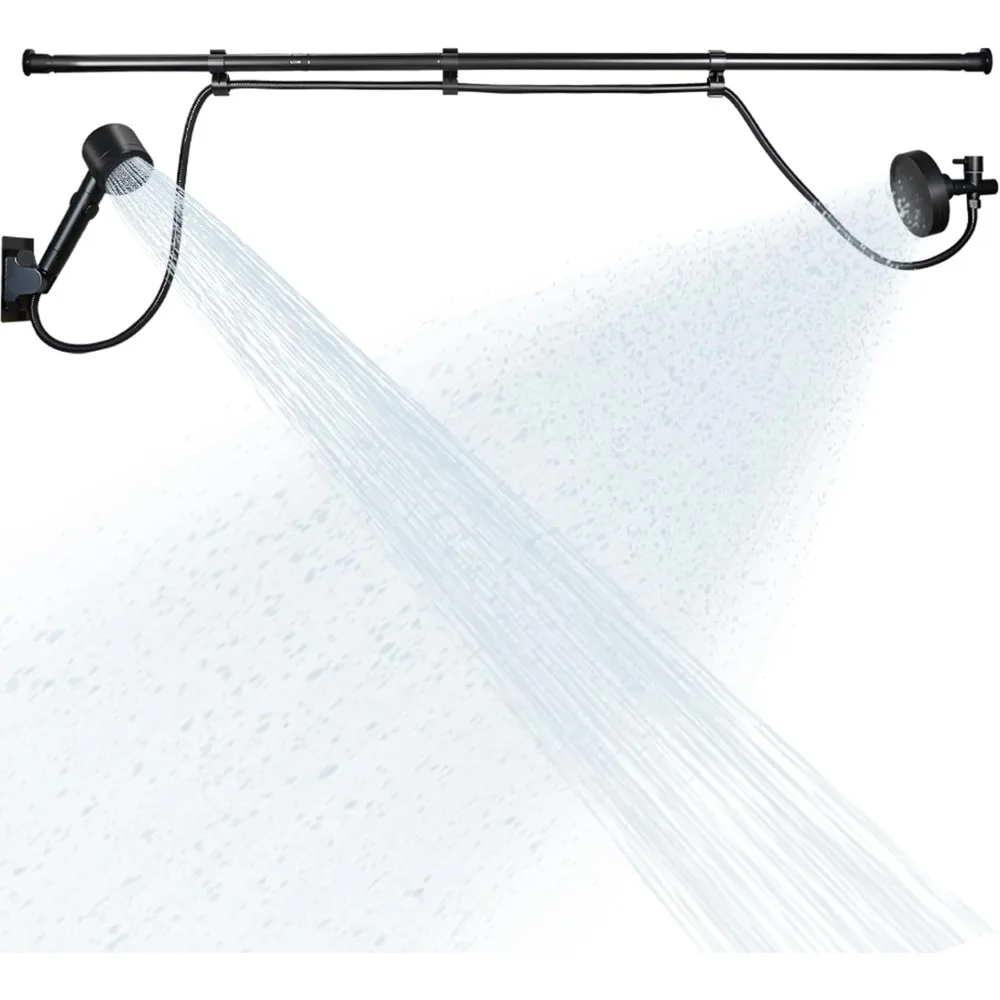 Двойная душевая насадка для двух человек — двойные душевые насадки со стержнем 31,5-80,7 и шлангом 78,7, регулируемая тандемная душевая насадка высокого давления
Двойная душевая насадка для двух человек — двойные душевые насадки со стержнем 31,5-80,7 и шлангом 78,7, регулируемая тандемная душевая насадка высокого давления