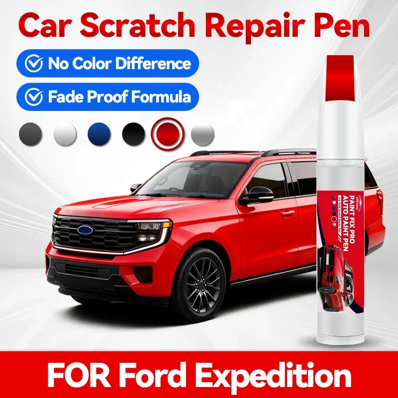 Ручка-корректор для ремонта автомобильной краски для Ford Expedition 1996-2025: аксессуары для устранения царапин, цвета: черный, UM серебристый
Ручка-корректор для ремонта автомобильной краски для Ford Expedition 1996-2025: аксессуары для устранения царапин, цвета: черный, UM серебристый