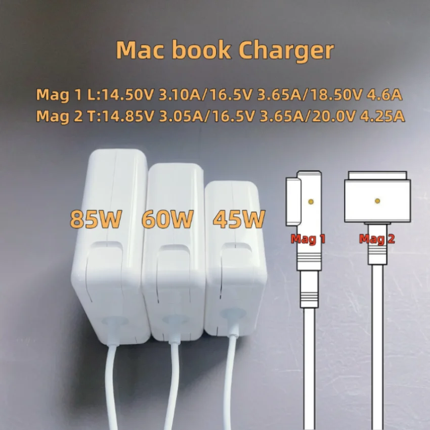 Новый адаптер питания A1466 A1286 A1278 A1502 A1398 A1465 для Macbook Air Pro 45W 60W 85W Mag* 2 1, магнитный адаптер питания, зарядное устройство
Новый адаптер питания A1466 A1286 A1278 A1502 A1398 A1465 для Macbook Air Pro 45W 60W 85W Mag* 2 1, магнитный адаптер питания, зарядное устройство