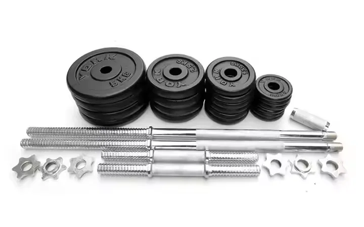 Barbell and Dumbell Custom Logo Fit Gym Equipment Case Curl bar Weight Set Adjustable Iron 50kg 55kg Barbell Dumbbell Set Sa6553883cf864095a2582b02755f8dfcb