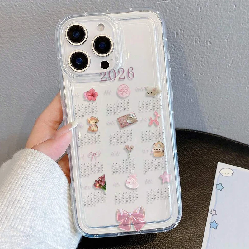 Pop Note13 Calendar Pattern Air Cushion Transparent Phone Case For Xiaomi Redmi Note 13 12 11 Pro Plus 5G 13C 14C 4G Silicone Co
Pop Note13 Calendar Pattern Air Cushion Transparent Phone Case For Xiaomi Redmi Note 13 12 11 Pro Plus 5G 13C 14C 4G Silicone Co