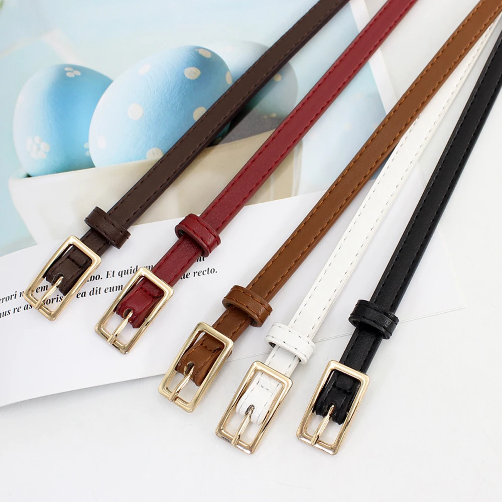 Women's Belt Minimalist Trendy Thin Belt High End Authentic Casual Versatile Needle Button Belt with Skirts Jeans Lady Belts New
Women's Belt Minimalist Trendy Thin Belt High End Authentic Casual Versatile Needle Button Belt with Skirts Jeans Lady Belts New