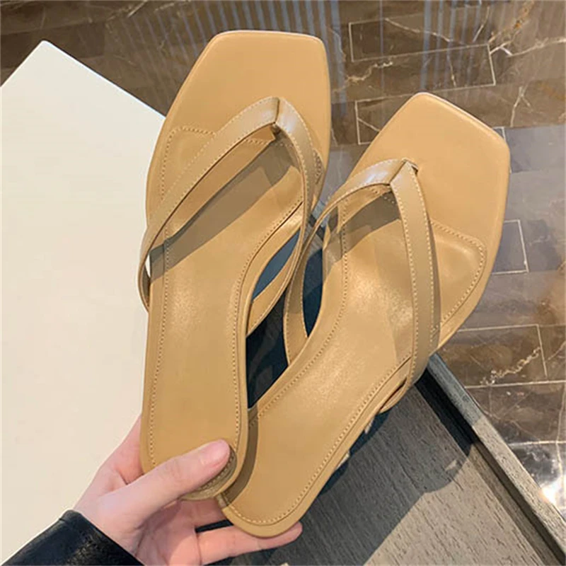 Eilyken Comfortable Casual Thin Low Flats Heels Women Slippers Summer Square Clip Toe Daily Party Ladies Shoes
Eilyken Comfortable Casual Thin Low Flats Heels Women Slippers Summer Square Clip Toe Daily Party Ladies Shoes