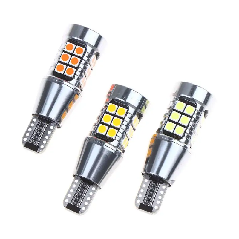 2Pcs High Bright T15 3030 27SMD LED Bulbs Canbus Car Light High Power Additional Brake Tail Signal Lamp Backup Reserve Lights
2Pcs High Bright T15 3030 27SMD LED Bulbs Canbus Car Light High Power Additional Brake Tail Signal Lamp Backup Reserve Lights