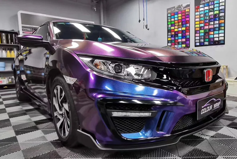 Glossy Metallic Chameleon Purple Red Vinyl Wrap Film Air Release DIY Decal Adhesive Car Wrapping Roll
Glossy Metallic Chameleon Purple Red Vinyl Wrap Film Air Release DIY Decal Adhesive Car Wrapping Roll